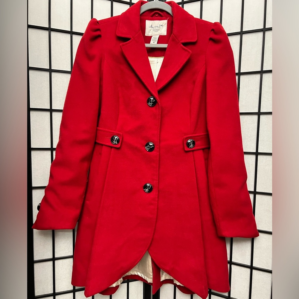 American Rag Red Pea Coat